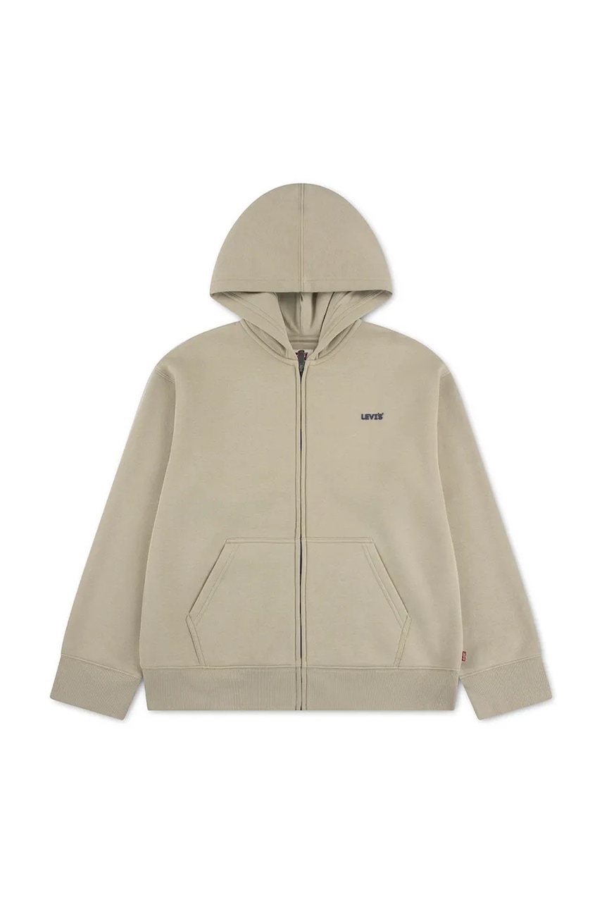 Levi's mikina na zips s kapucňou detská s bavlnou ESSENTIAL HOODIE