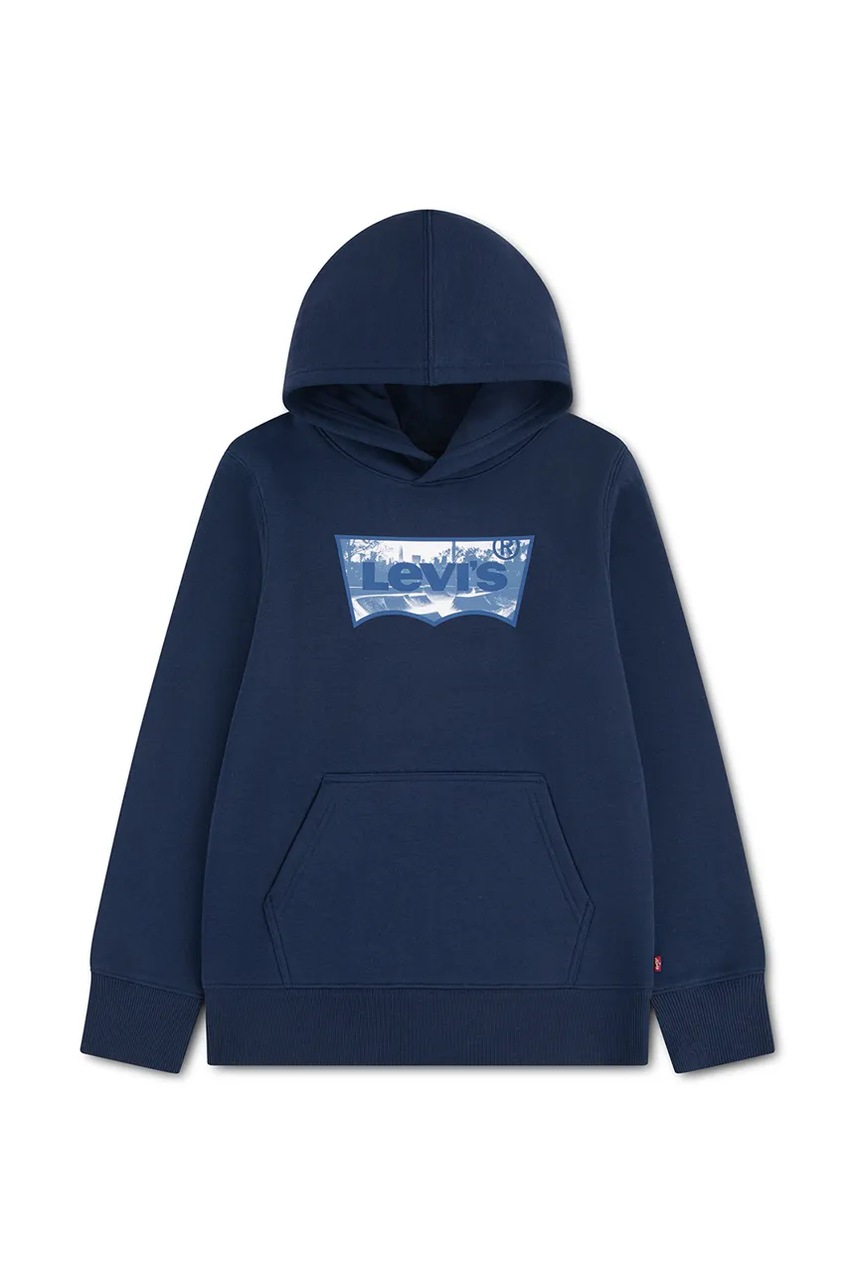 Levi's hanorac cu glugă pentru copii cu bumbac SKATE PARK BATWING HOODIE