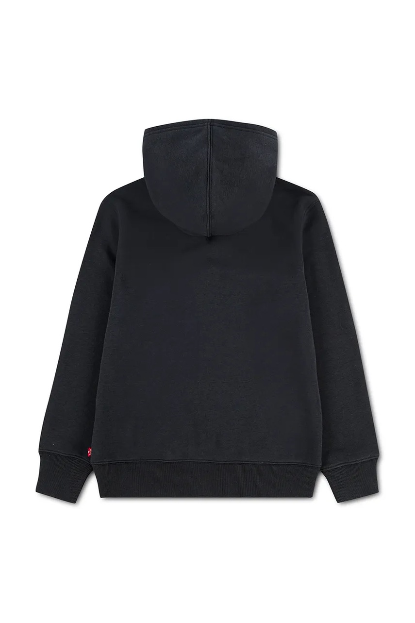 Levi's  суичър с качулка за деца с памук TALLEST PEAK BATWING HOODI