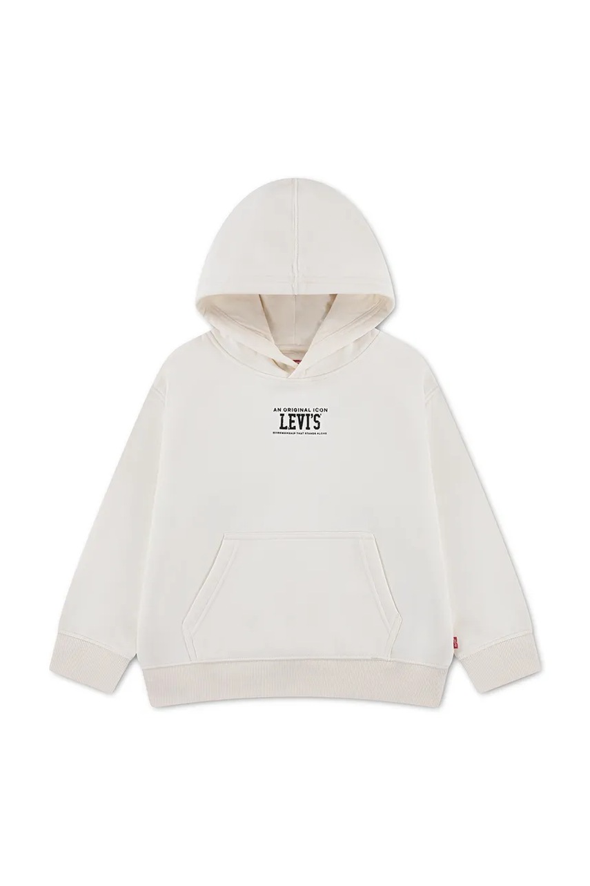 Levi's  суичър с качулка за деца с памук REV THE ENGINE HOODIE