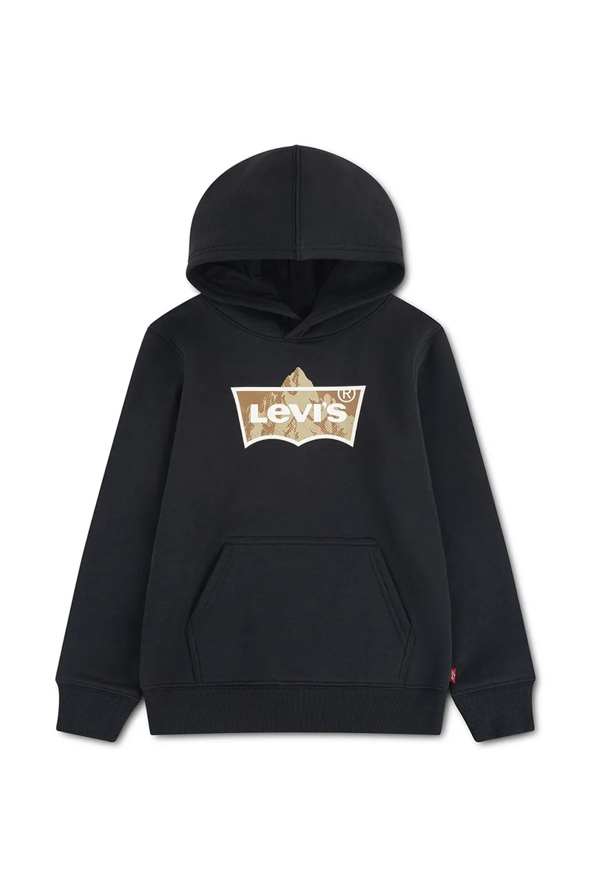 Levi's dukserica za djecu s pamukom TALLEST PEAK BATWING HOODI