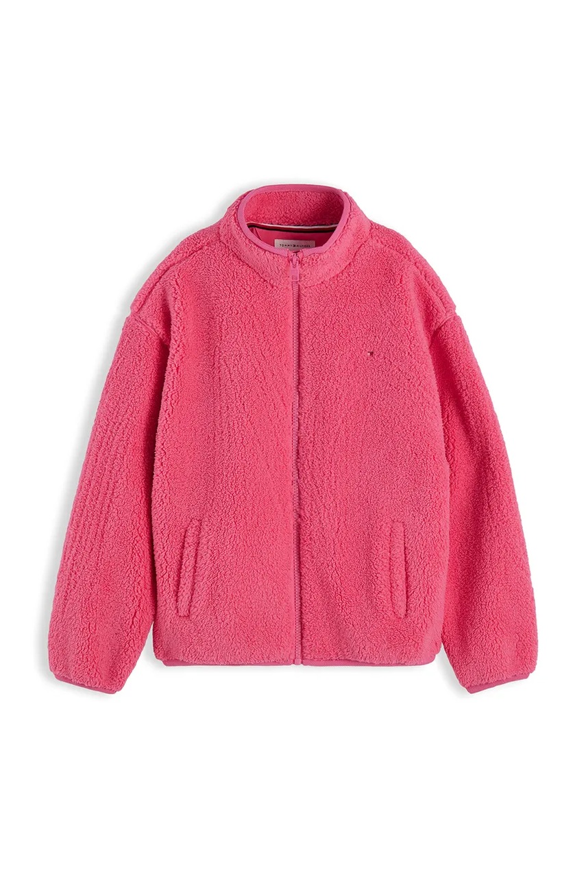 Tommy Hilfiger  суичър с цип за деца от полар