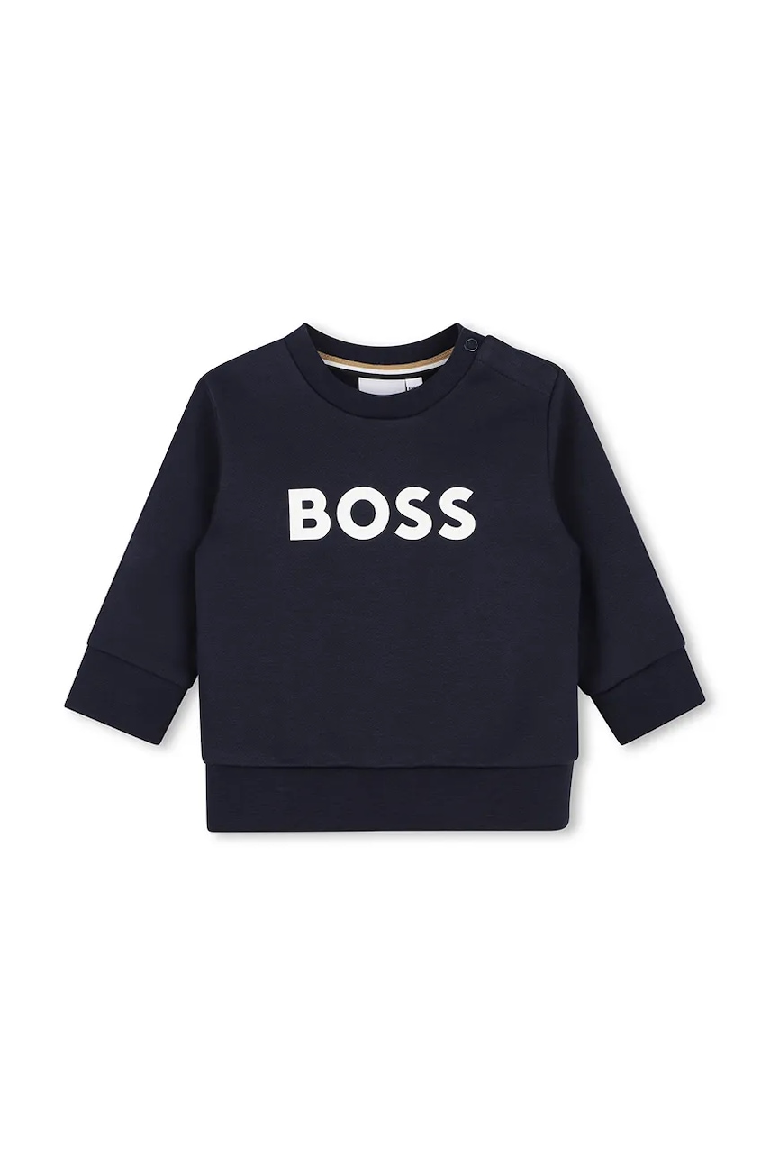 BOSS  mikina dojčenská s bavlnou
