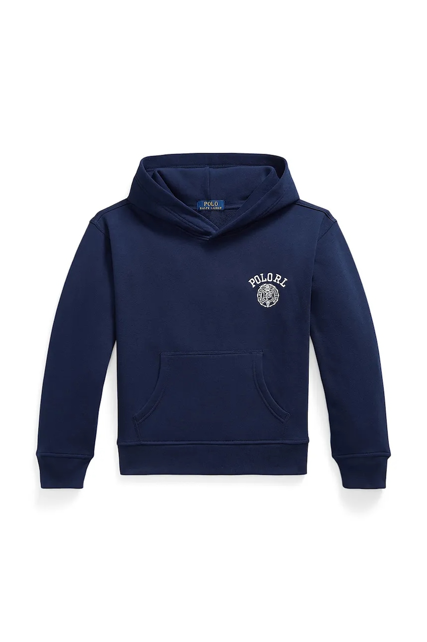 Polo Ralph Lauren hanorac cu glugă pentru copii cu bumbac