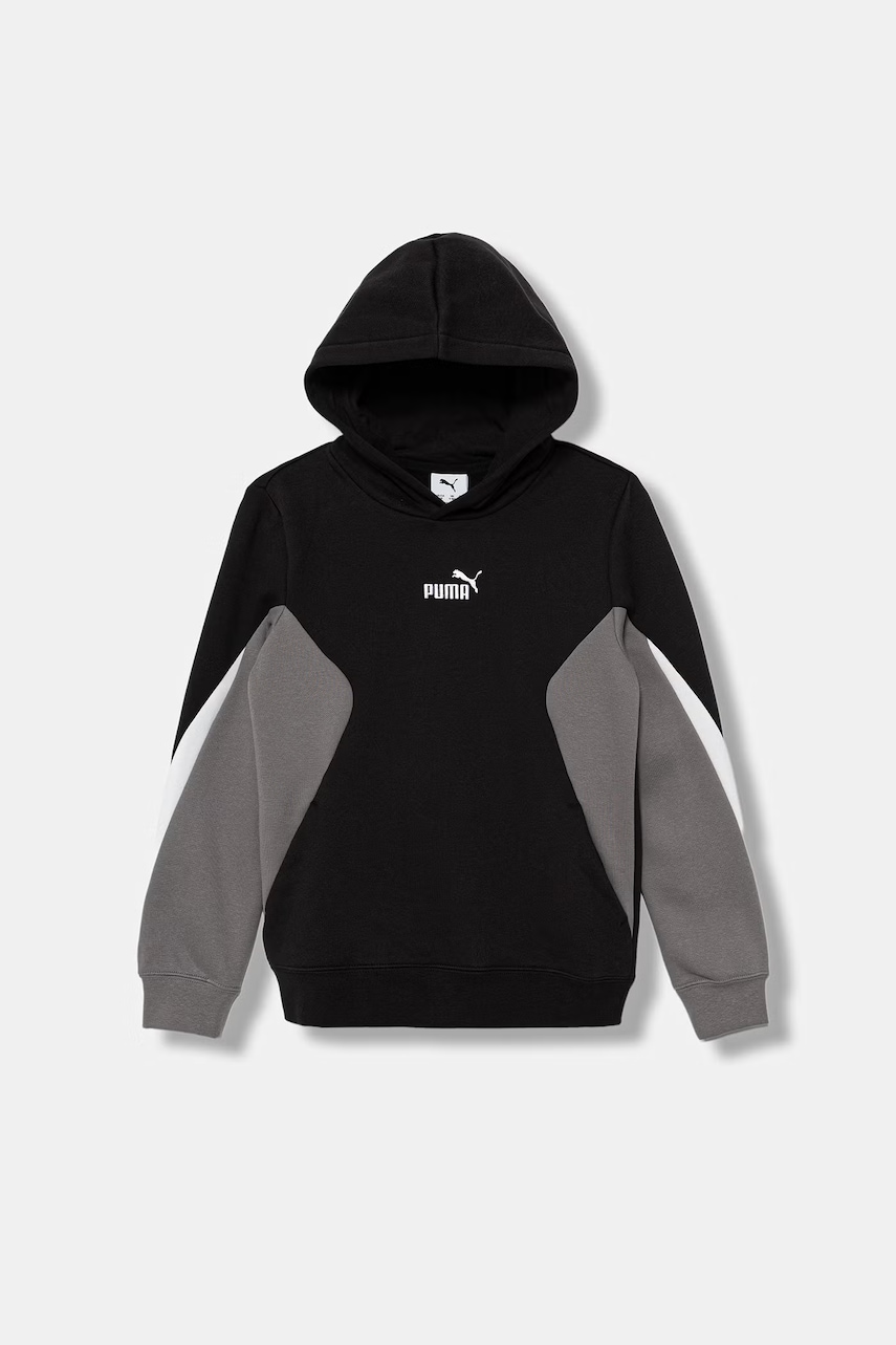 Puma hanorac cu glugă pentru copii cu bumbac ESS BLOCK Hoodie FL B