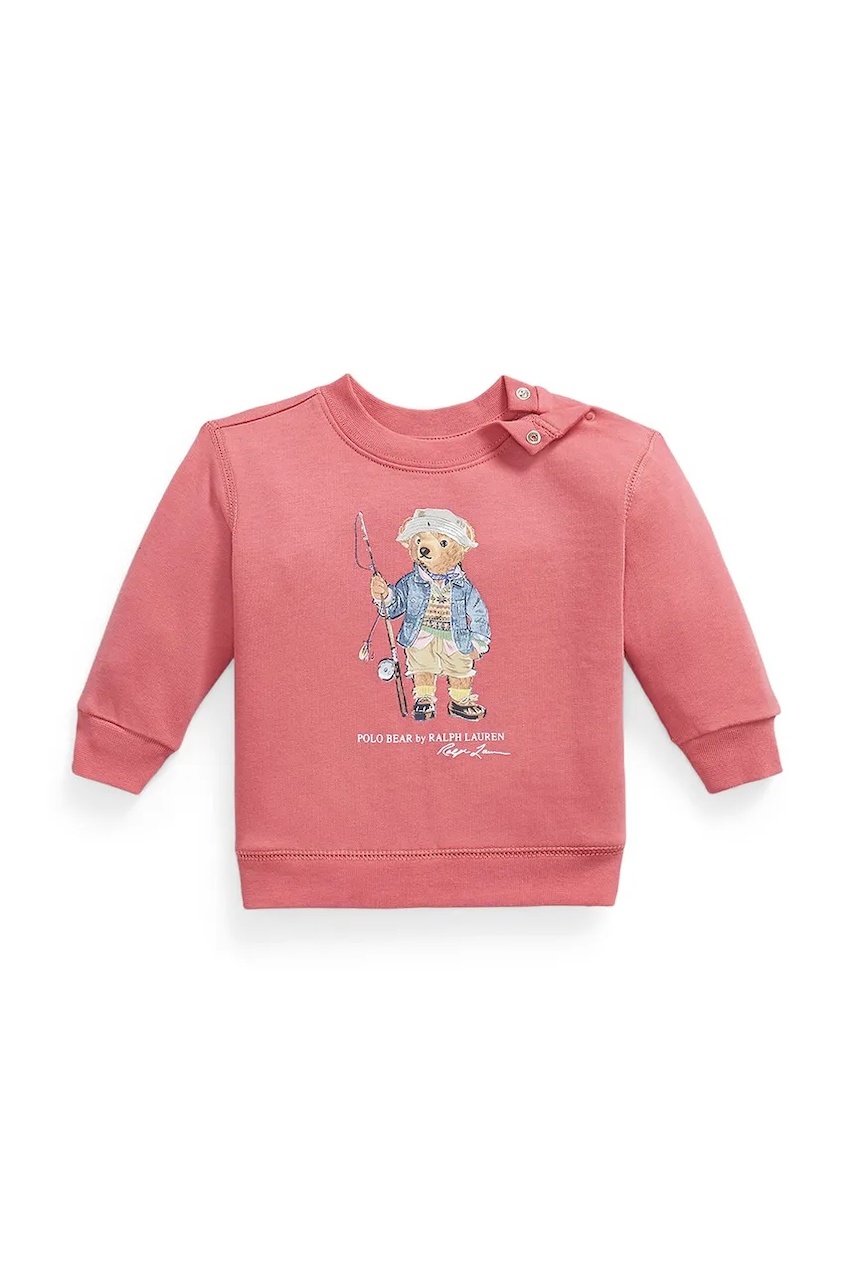 Polo Ralph Lauren hanorac pentru bebeluși cu bumbac