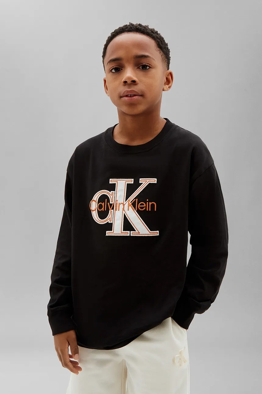 Calvin Klein Jeans dukserica za djecu od pamuka