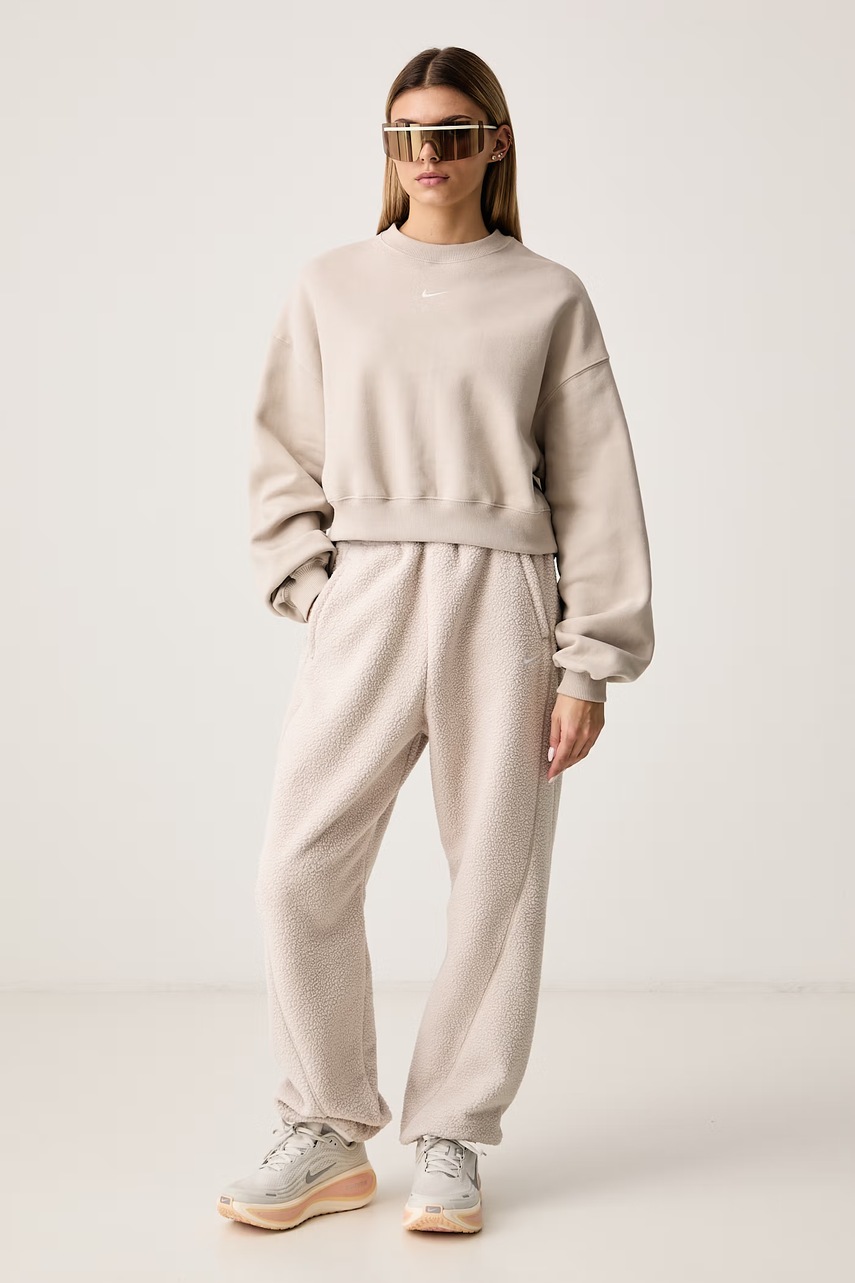 Nike Sportswear  суичър дамски с памук Studio Fleece