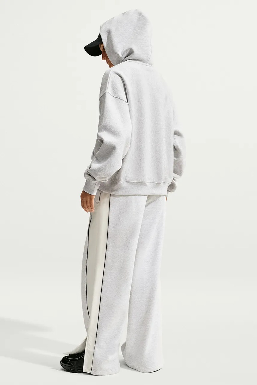 Nike Sportswear  суичър с качулка дамски с памук Studio Fleece