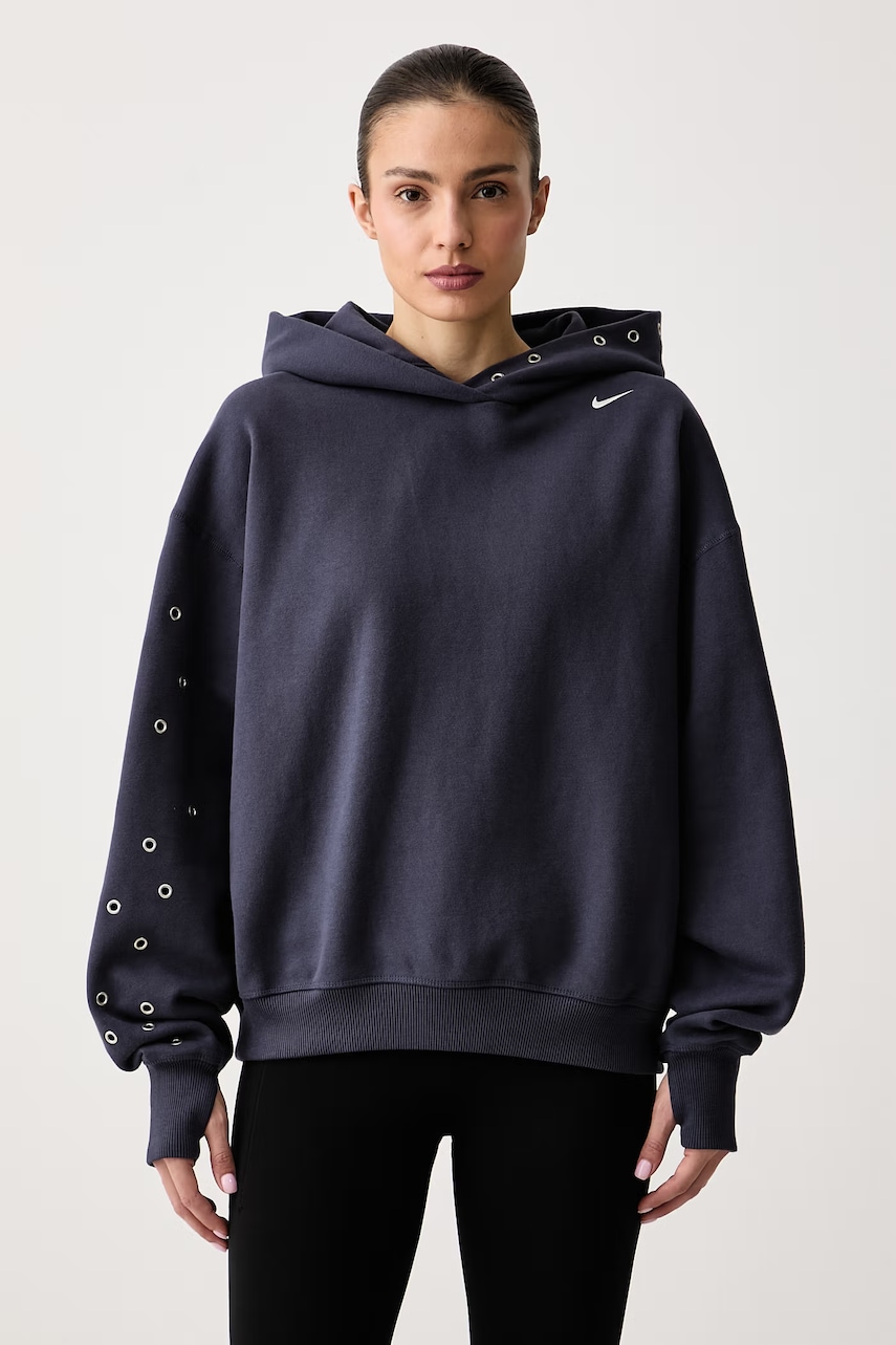 Nike Sportswear dukserica sa kapuljačom ženska s pamukom Studio Fleece