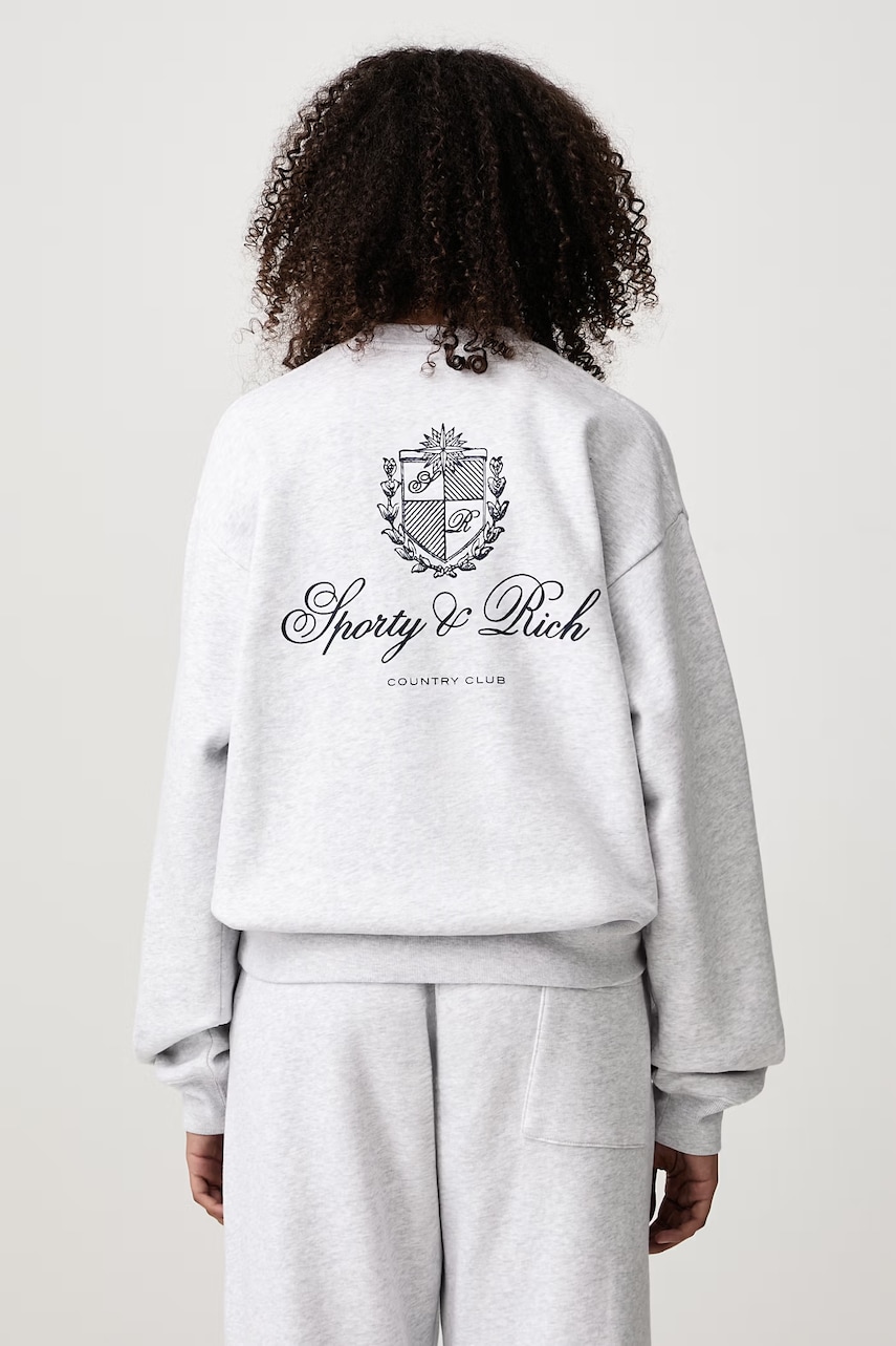 Sporty & Rich  Club Script hanorac din bumbac pentru femei