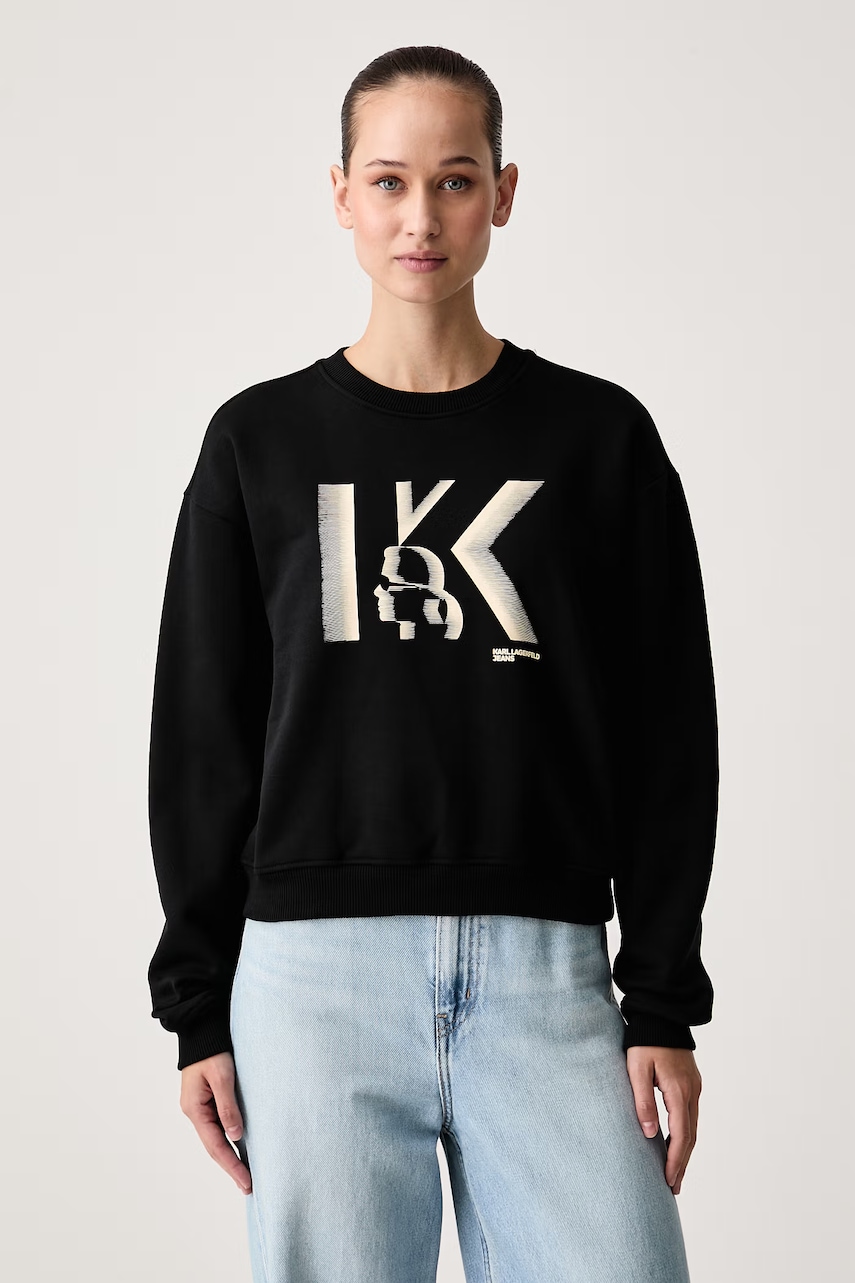 Karl Lagerfeld Jeans  hanorac pentru femei din bumbac