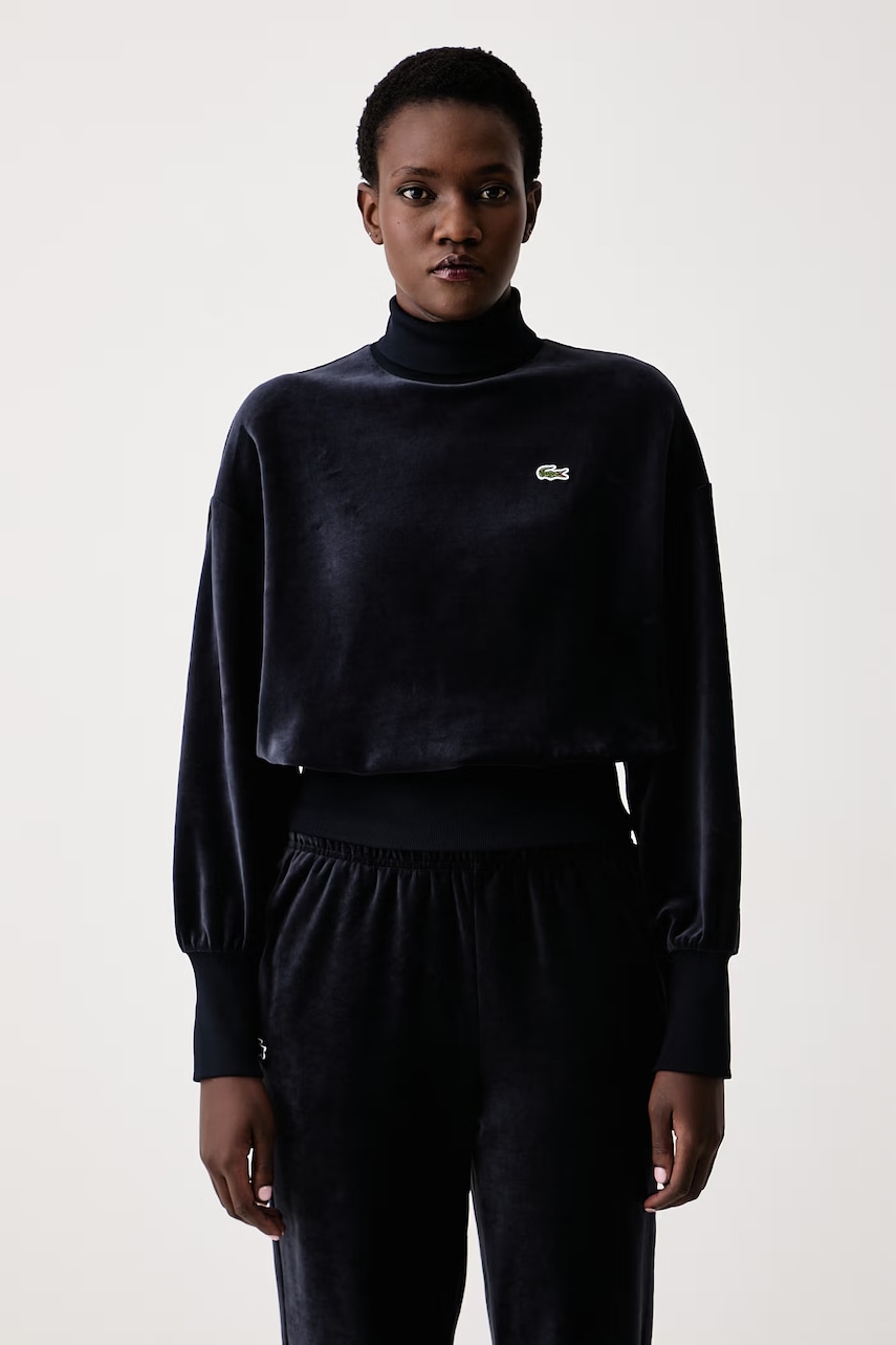 Lacoste Lacoste μπλούζα γυναικεία με βαμβάκι
