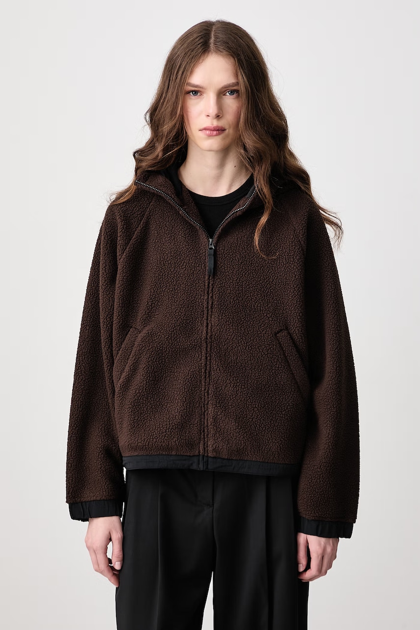 Carhartt WIP HD Limn C Fleece Jacket hanorac cu fermoar și glugă din polar pentru femei