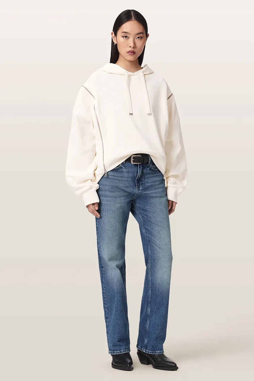 AllSaints AllSaints μπλούζα με κουκούλα γυναικεία βαμβακερή CIARA - 3