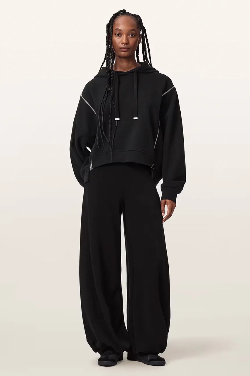 AllSaints AllSaints μπλούζα με κουκούλα γυναικεία βαμβακερή CIARA - 3