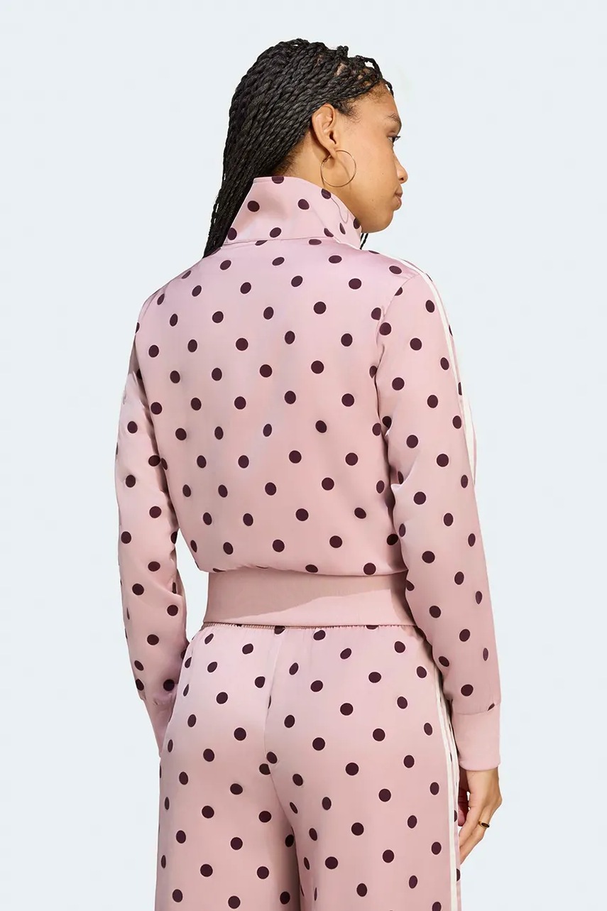 adidas Originals  суичър с цип дамски Satin Polka Dots
