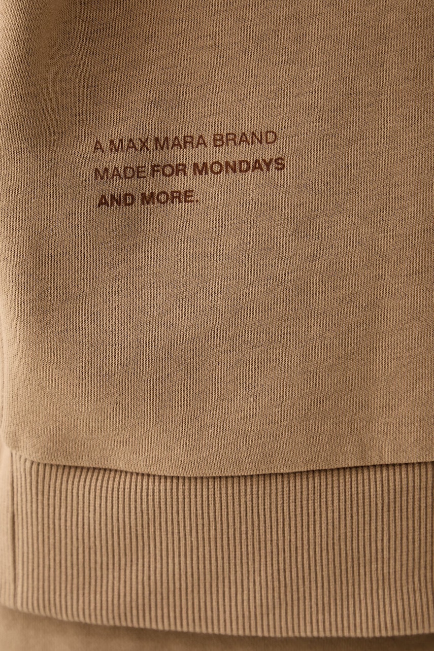 MM by Max Mara MM by Max Mara μπλούζα με κουκούλα γυναικεία με βαμβάκι MMLMITICO - 6
