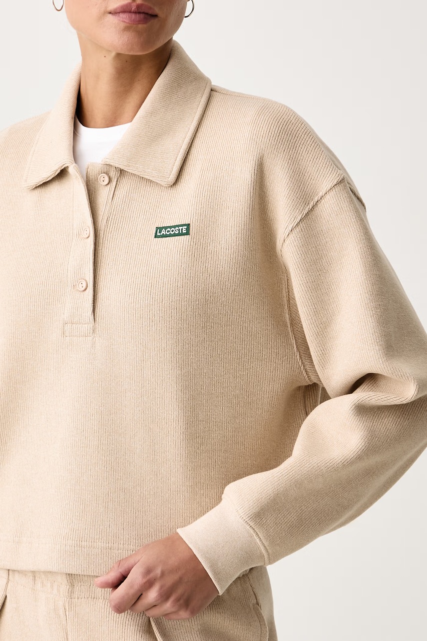 Lacoste Lacoste μπλούζα γυναικεία με βαμβάκι - 4