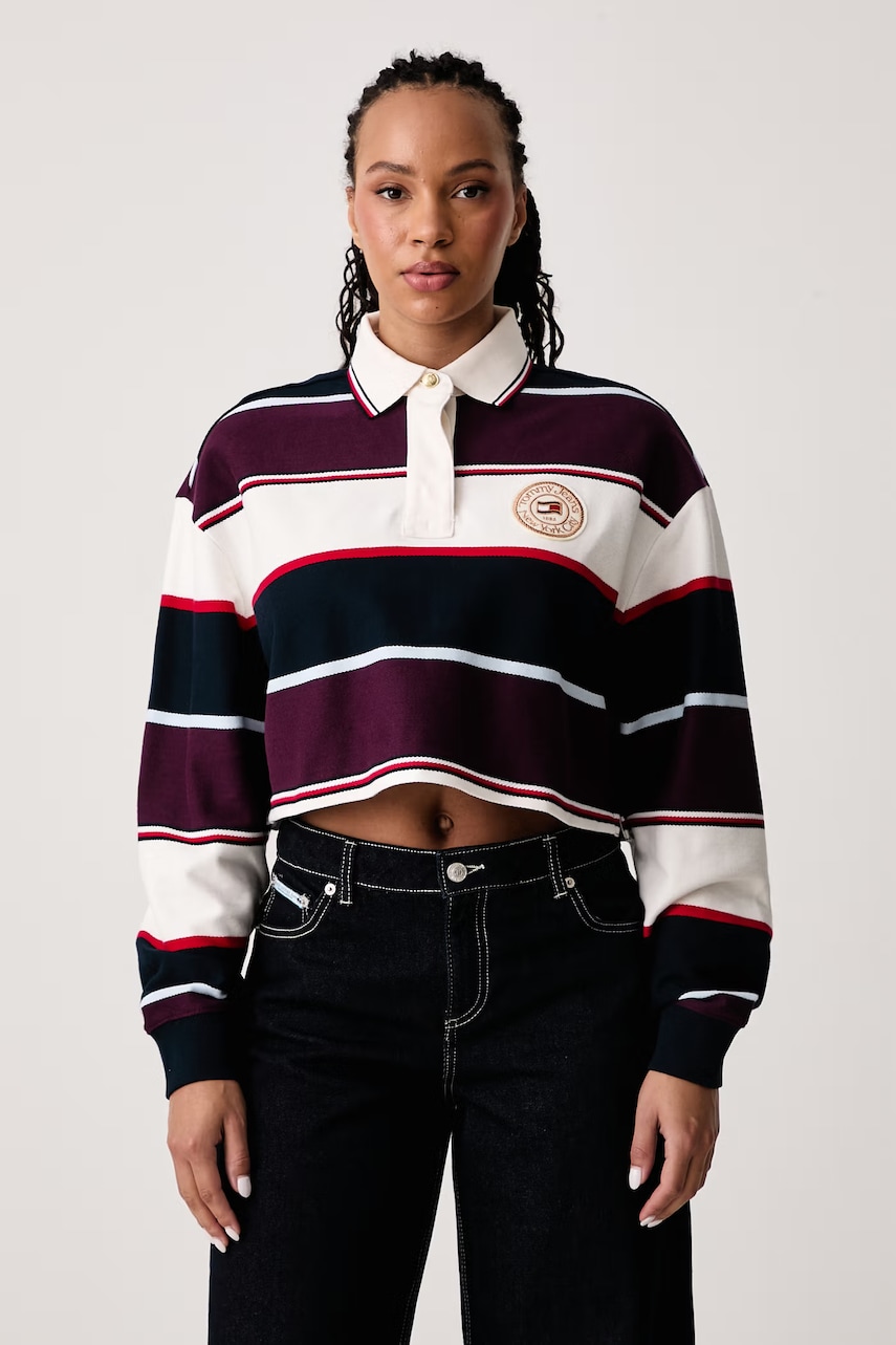 Tommy Jeans majica dugih rukava ženska pamučna
