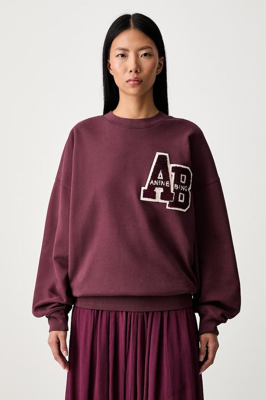 Anine Bing MILES bluza oversize bawełniana damska