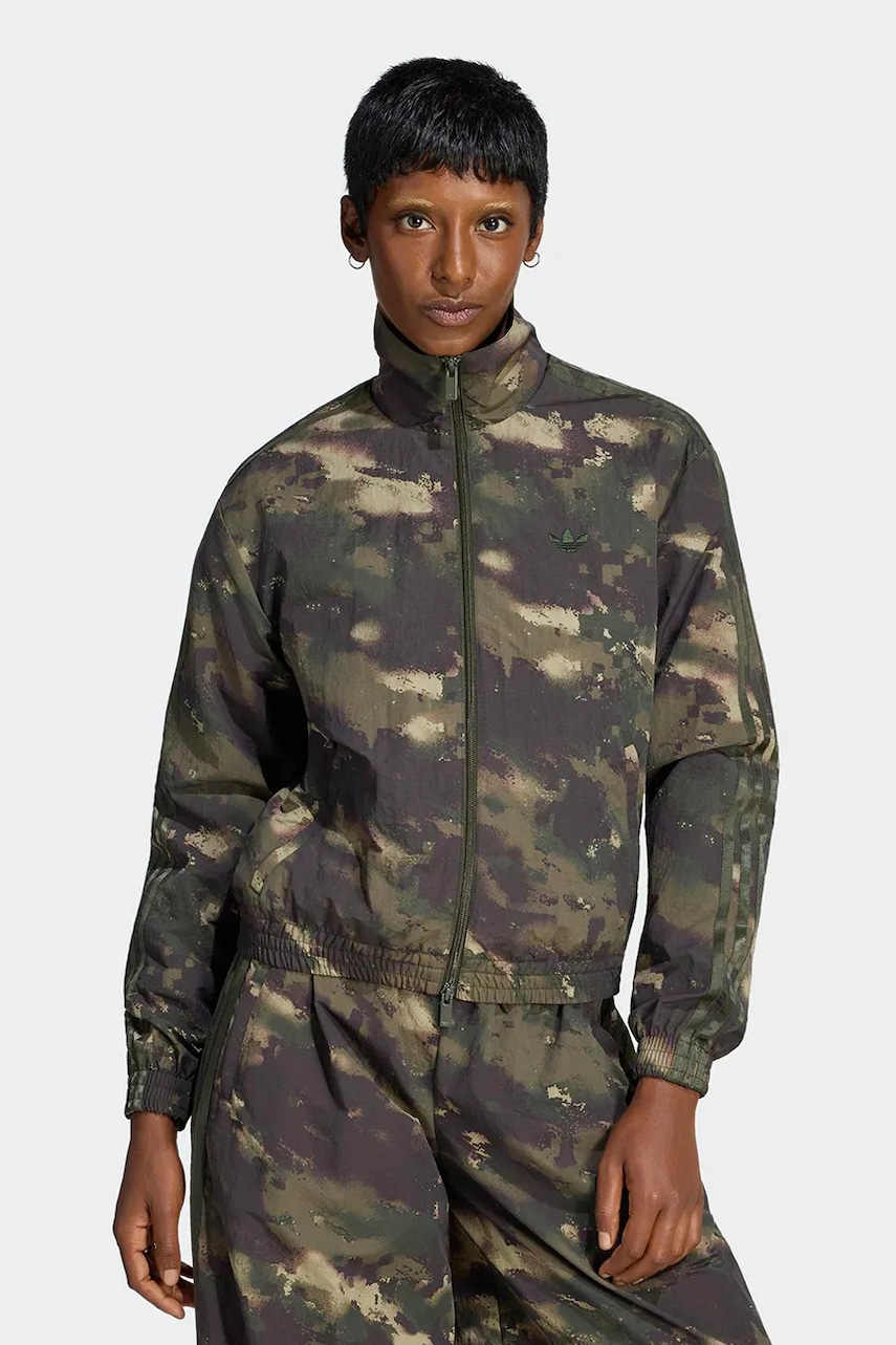 adidas Originals  mikina na zips dámska Camouflage