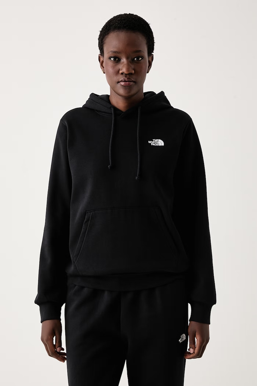 The North Face  mikina s kapucňou dámska s bavlnou Evolution