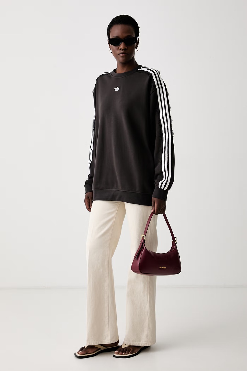 adidas Originals μπλούζα γυναικεία βαμβακερή Lace Injection
