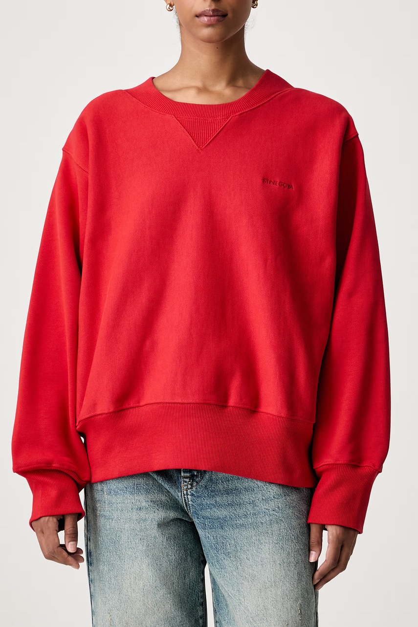 Stine Goya Stine Goya μπλούζα oversize γυναικεία βαμβακερή - 4