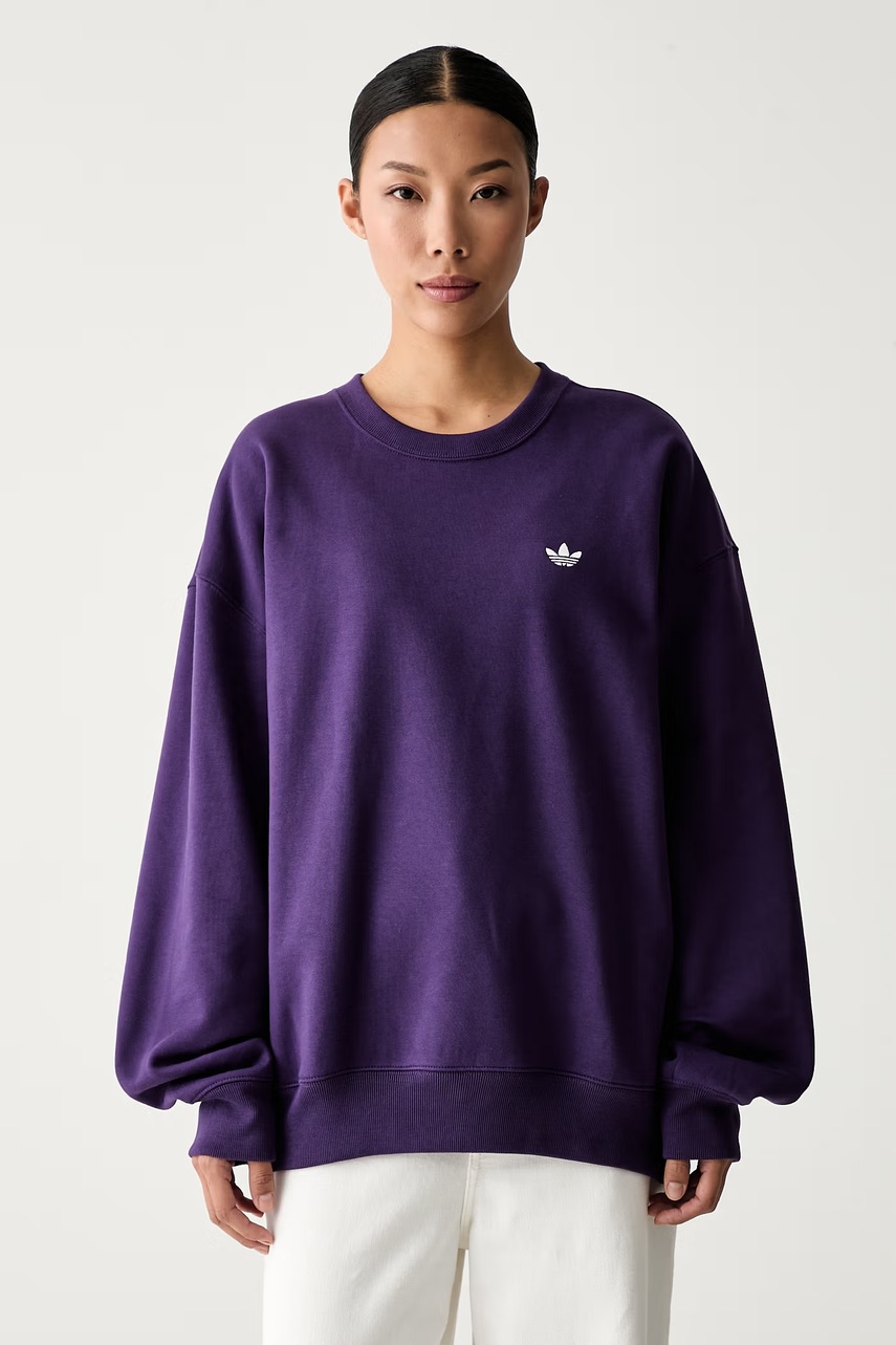 adidas Originals μπλούζα oversize γυναικεία με βαμβάκι Essentials