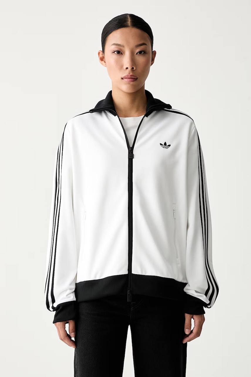 adidas Originals bluza rozpinana damska z bawełną Beckenbauer