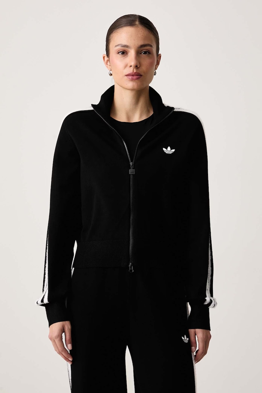 adidas Originals dukserica na zakopčavanje za žene s viskozom Firebird