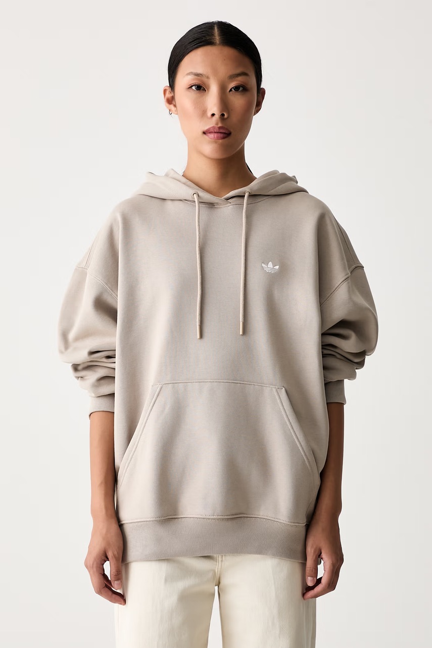 adidas Originals bluza z kapturem damska z bawełną Essentials