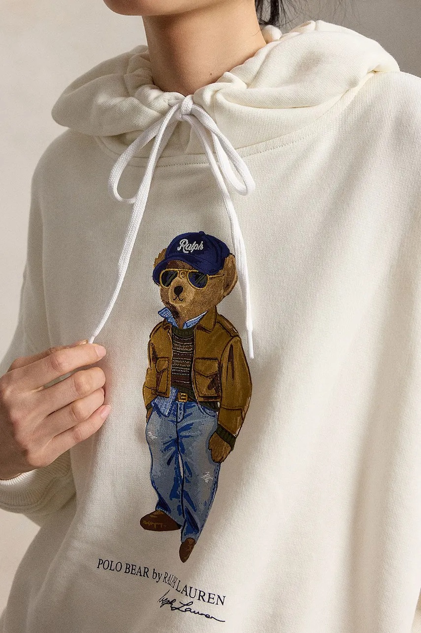 Polo Ralph Lauren Polo Ralph Lauren μπλούζα με κουκούλα γυναικεία με βαμβάκι - 4