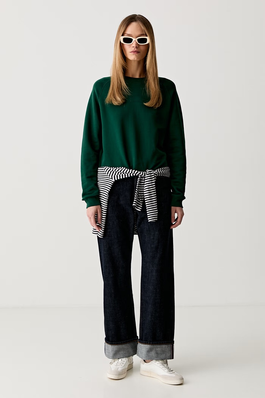 Marc O'Polo μπλούζα oversize γυναικεία βαμβακερή