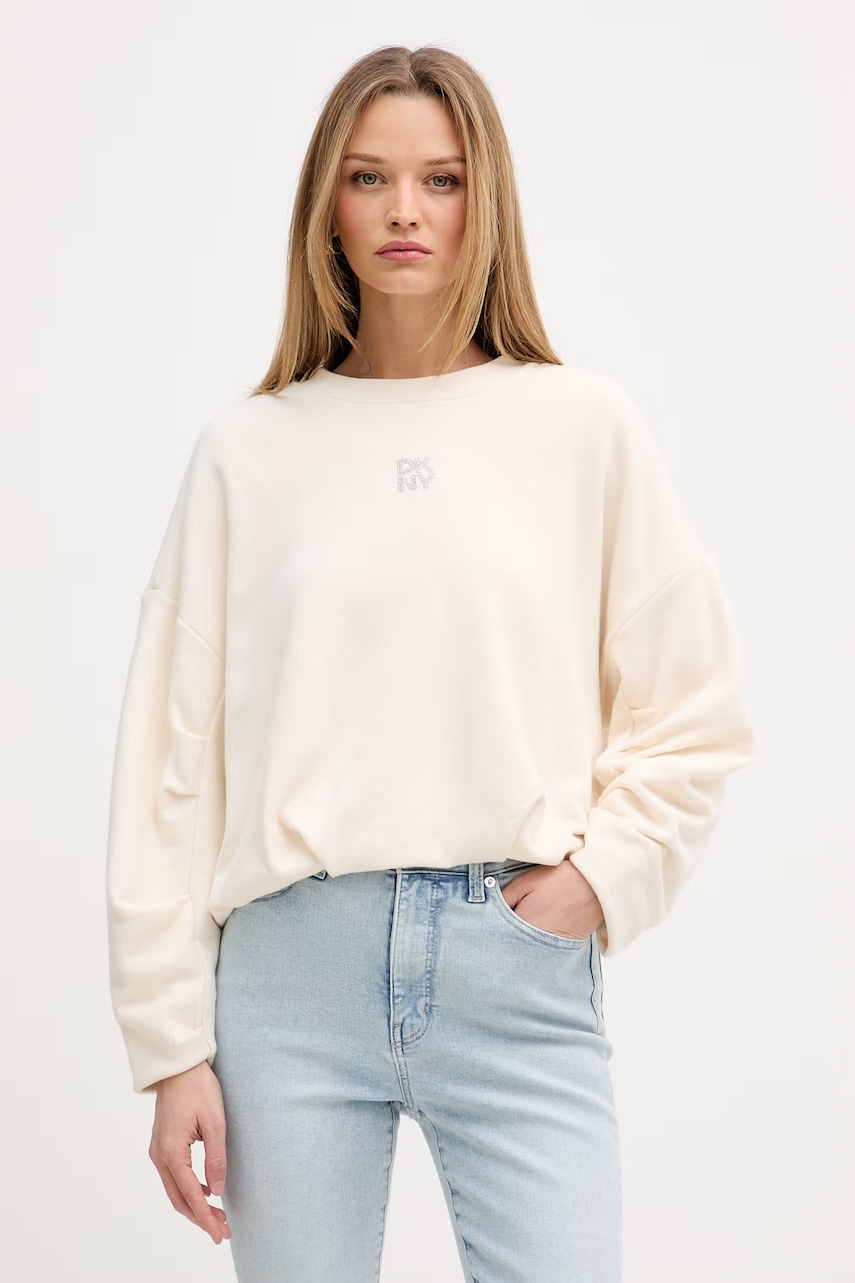 DKNY hanorac de damă din bumbac