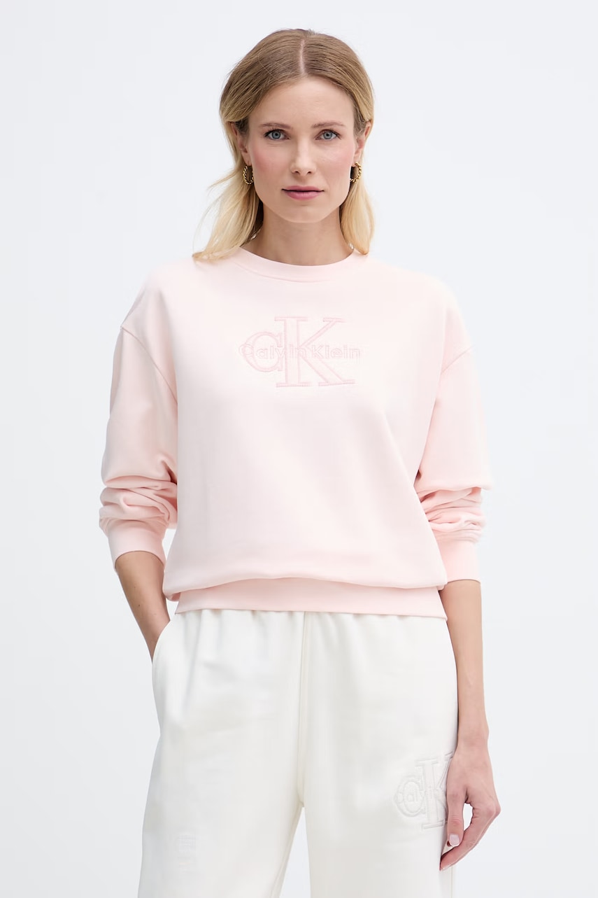 Calvin Klein Jeans hanorac pentru femei din bumbac