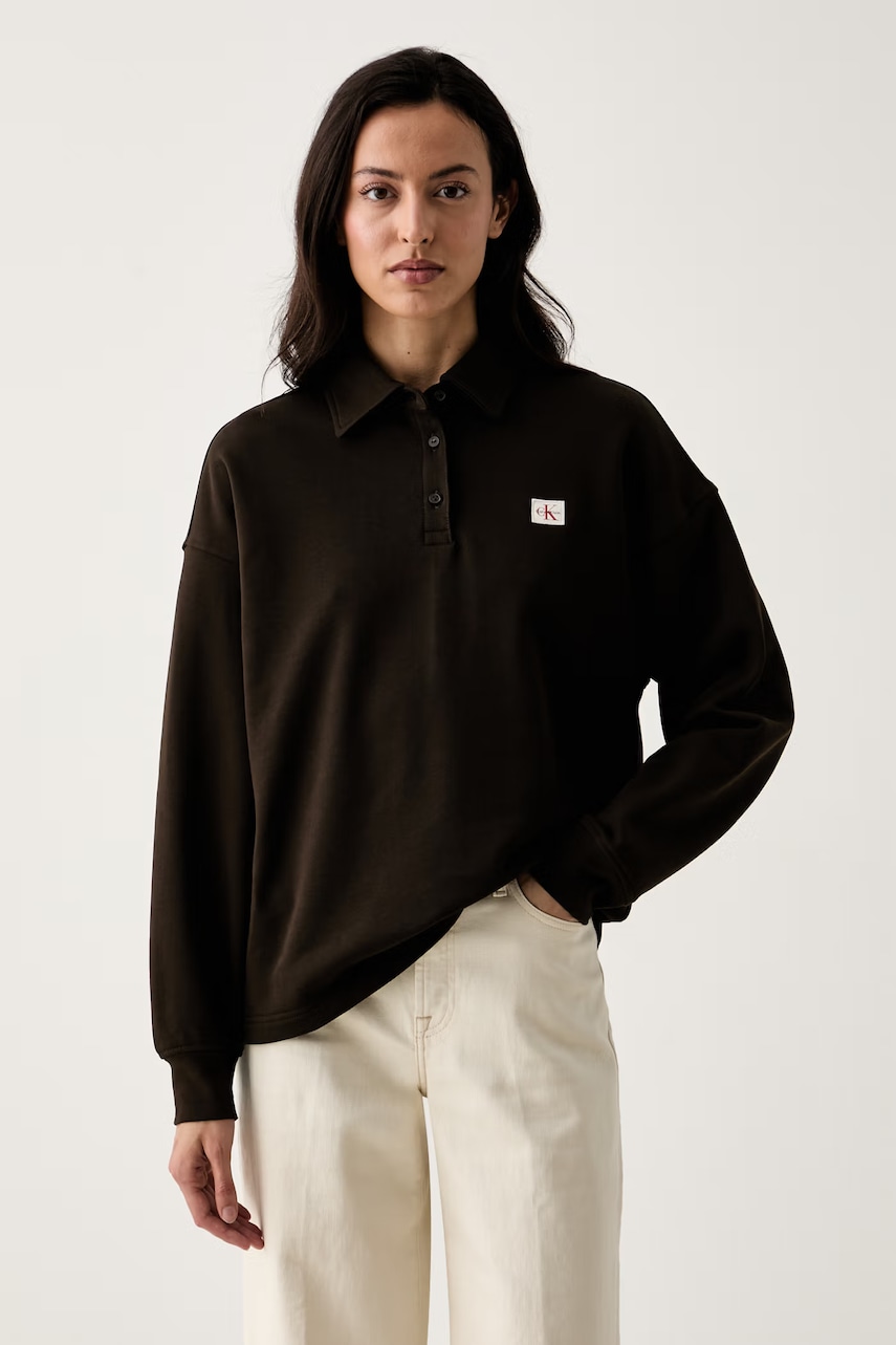 Calvin Klein Jeans hanorac pentru femei din bumbac