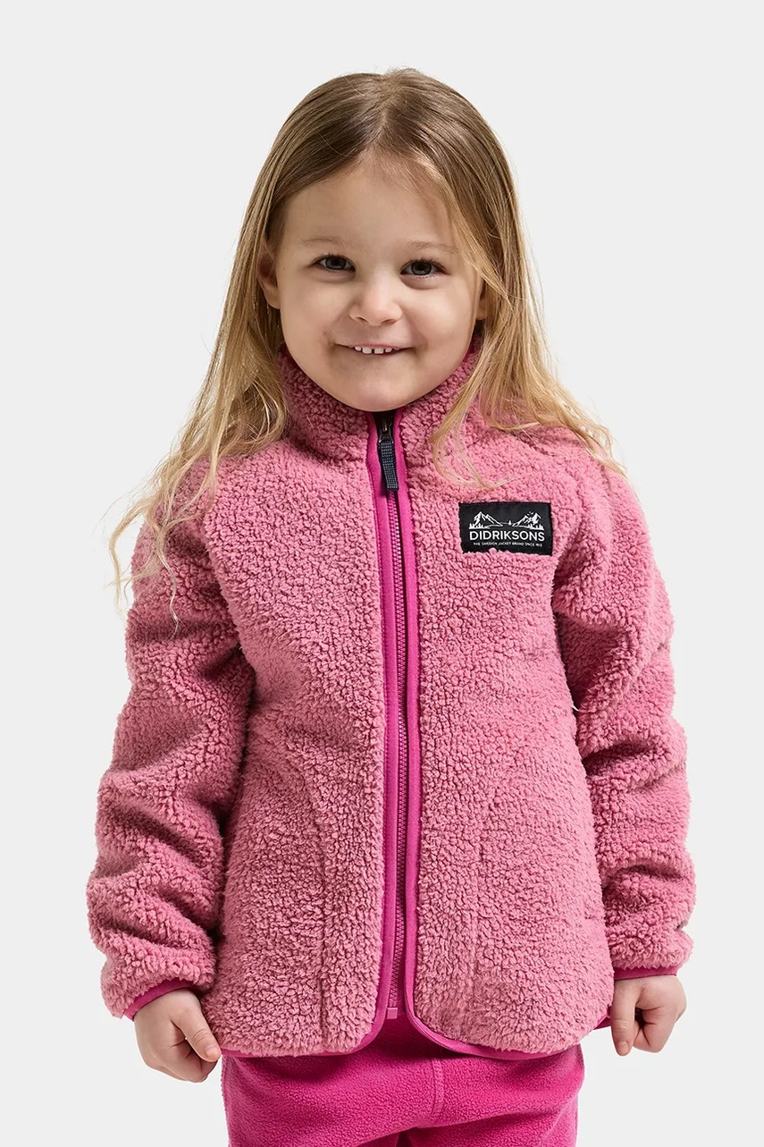 Didriksons dukserica na zakopčavanje za djecu s flisom GIBBS KIDS FULLZIP 2