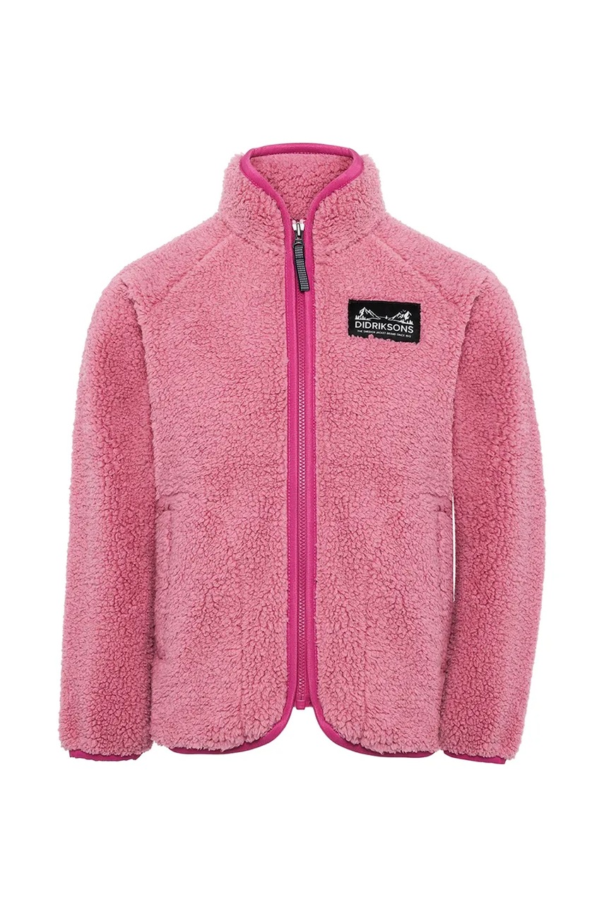 Didriksons  суичър с цип за деца от полар GIBBS KIDS FULLZIP 2
