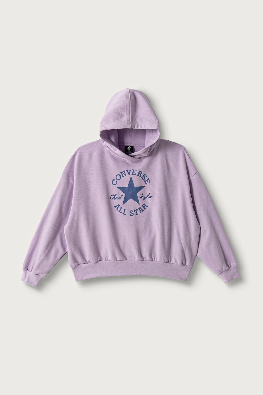 Converse  mikina s kapucňou detská s bavlnou