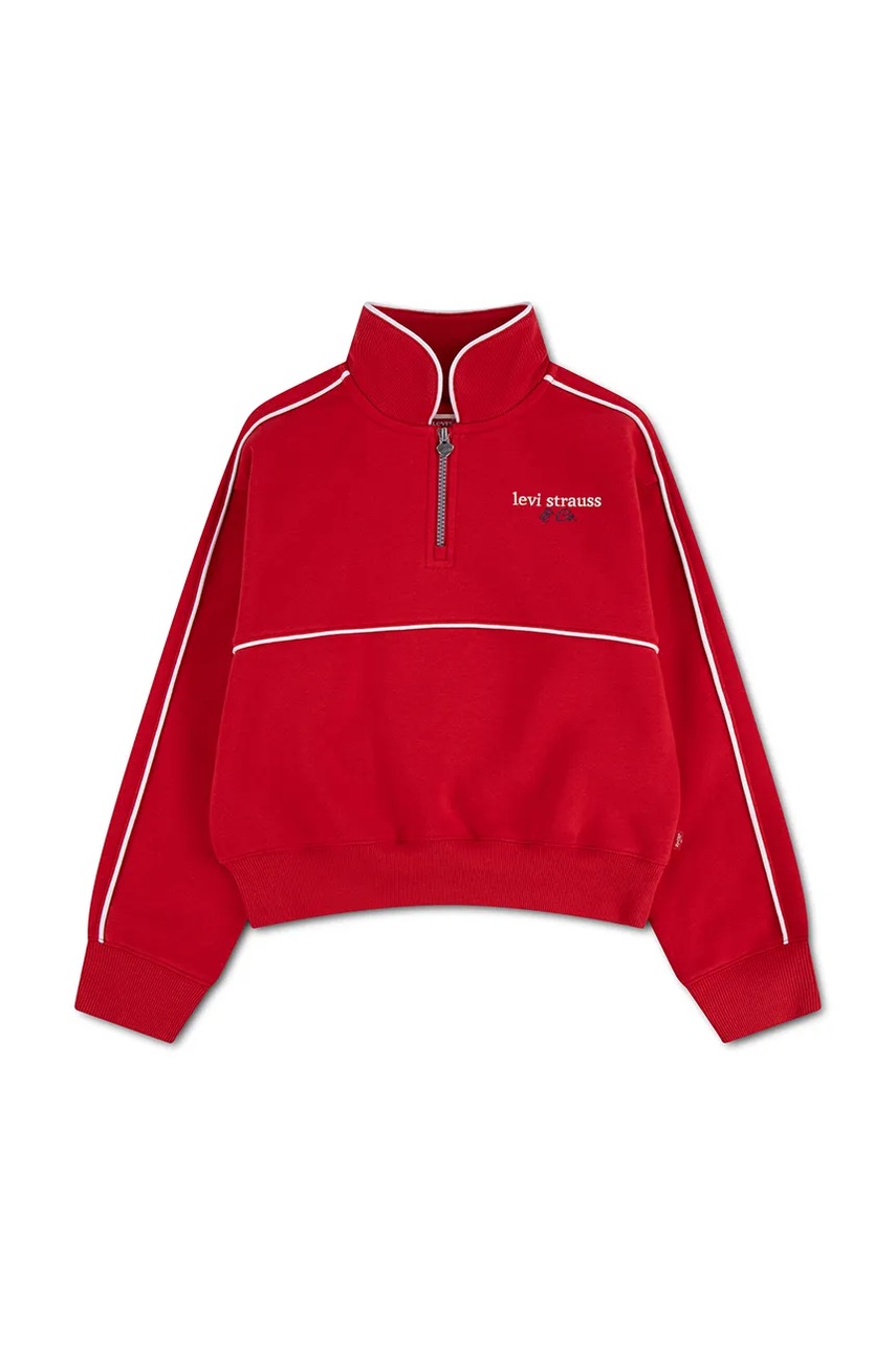 Levi's dukserica za djecu s pamukom MEET AND GREET HALF ZIP