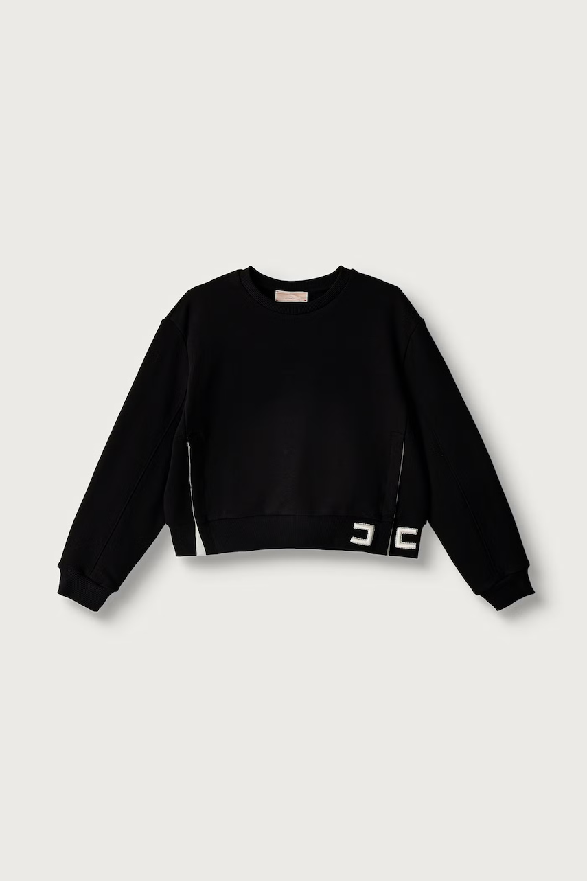 Elisabetta Franchi  hanorac oversized pentru copii din bumbac