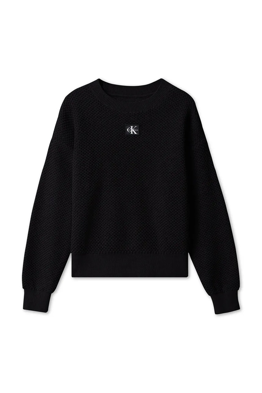 Calvin Klein Jeans  пуловер за деца от памук