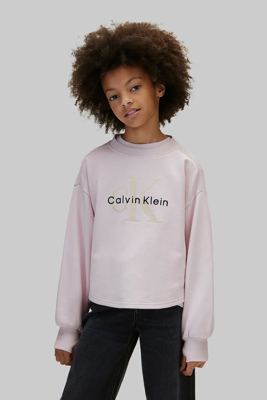Calvin Klein Jeans dukserica za djecu od pamuka