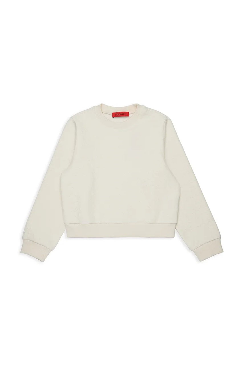Max&Co. mikina detská s bavlnou MAXS26F SWEAT-SHIRT