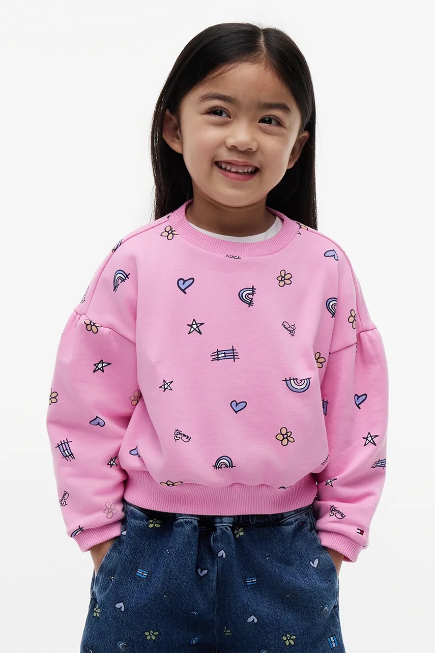 Tommy Hilfiger hanorac pentru copii cu bumbac