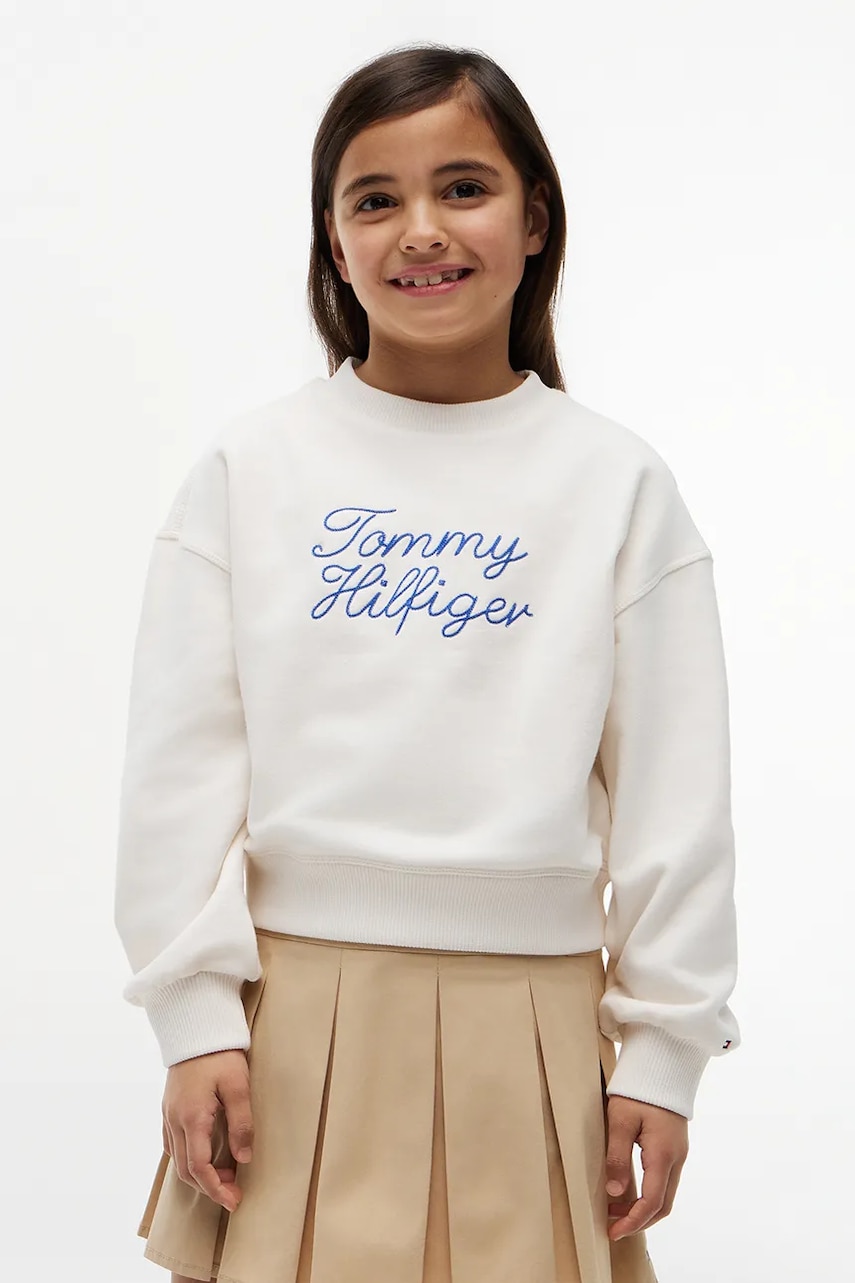 Tommy Hilfiger  dukserica za djecu s pamukom