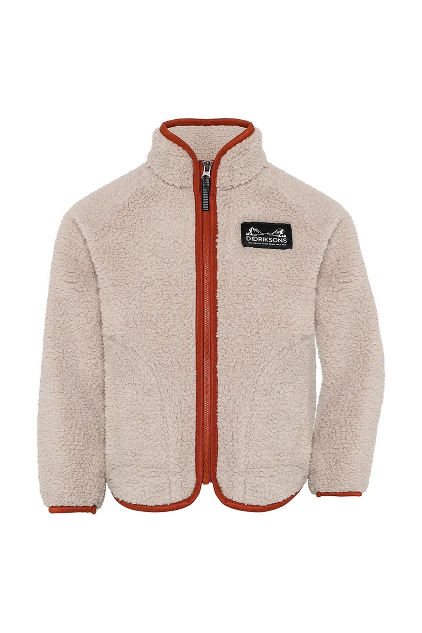 Didriksons  суичър с цип за деца от полар GIBBS KIDS FULLZIP 2