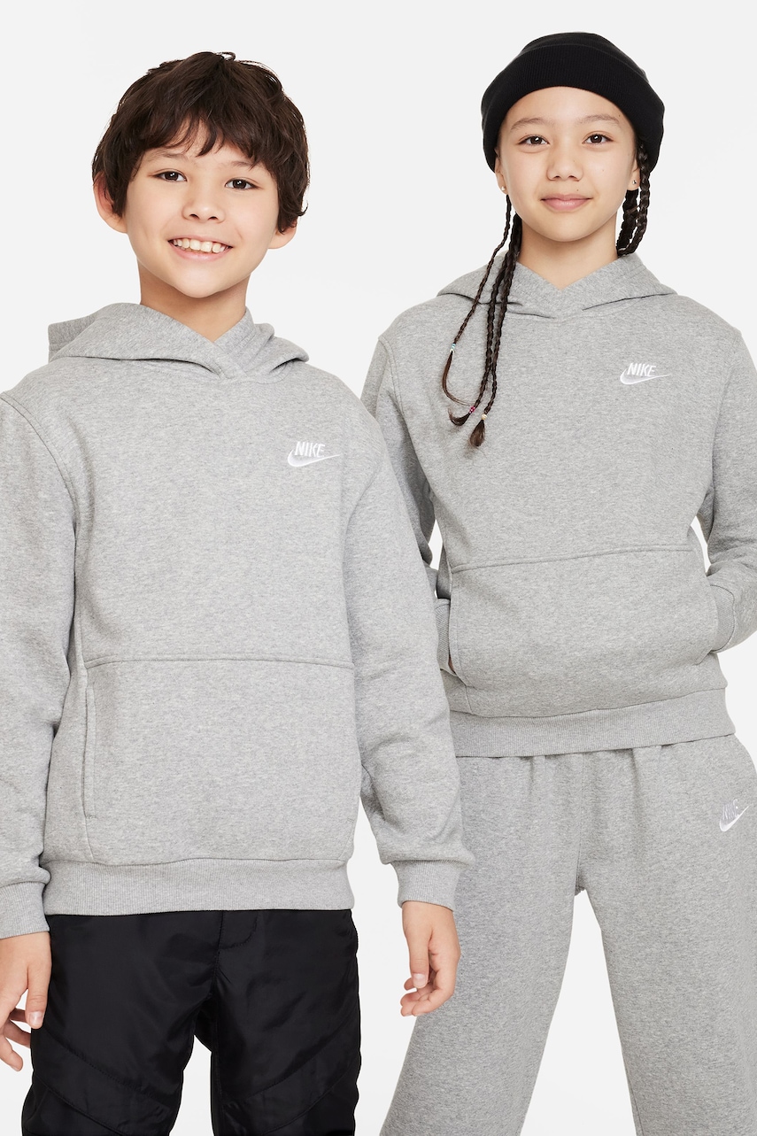 Nike dukserica sa kapuljačom za djecu s pamukom Sportswear Club Fleece